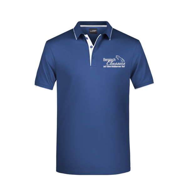 Bruststick White - Men's Polo Stripe Miniaturansicht