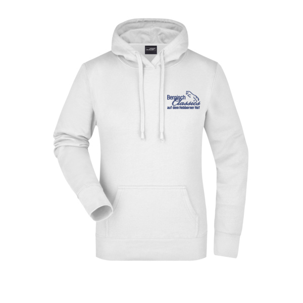 Bruststick Navy - Ladies' Hooded Sweat Miniaturansicht