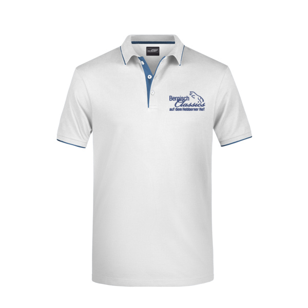 Bruststick Navy - Men's Polo Stripe Miniaturansicht