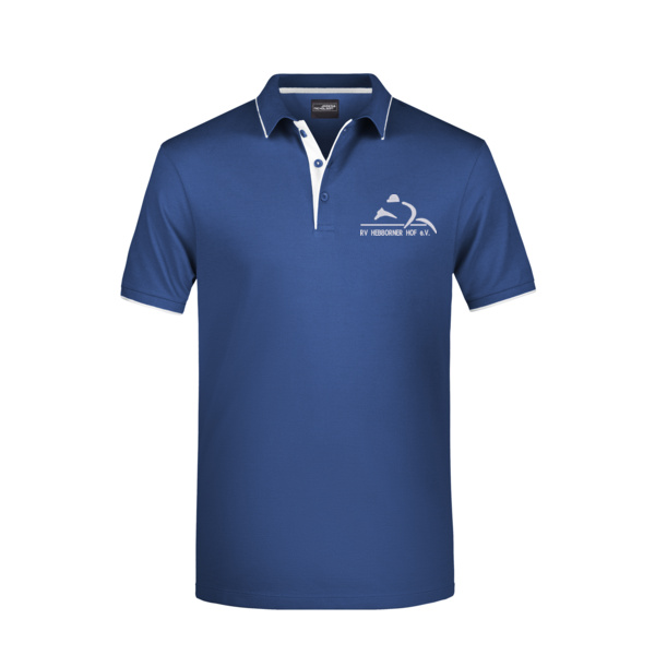 Bruststick White - Men's Polo Stripe Miniaturansicht