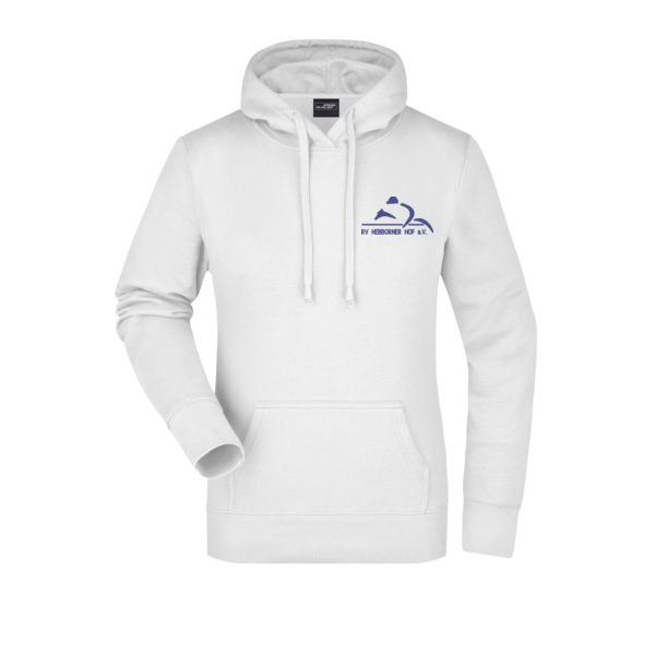 Bruststick Navy - Ladies' Hooded Sweat Miniaturansicht