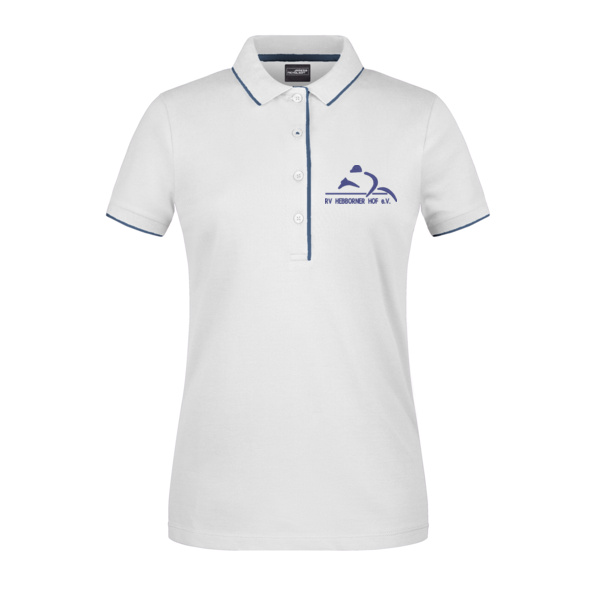 Bruststick Navy - Ladies' Polo Stripe Miniaturansicht