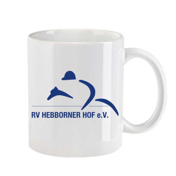 Tasse einfarbig - Tasse weiß glänzend Miniaturansicht