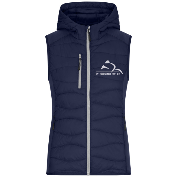 Bruststick White - Ladies' Hybrid Vest Miniaturansicht